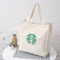 Recicle a lona impressa Digitas orgânica do algodão do logotipo da placa do saco da lona da compra fornecedor