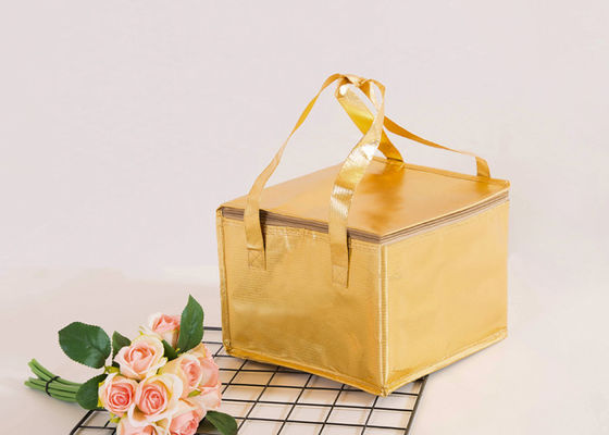 Saco térmico personalizado do refrigerador do logotipo, saco isolado do almoço com material não tecido dos recipientes